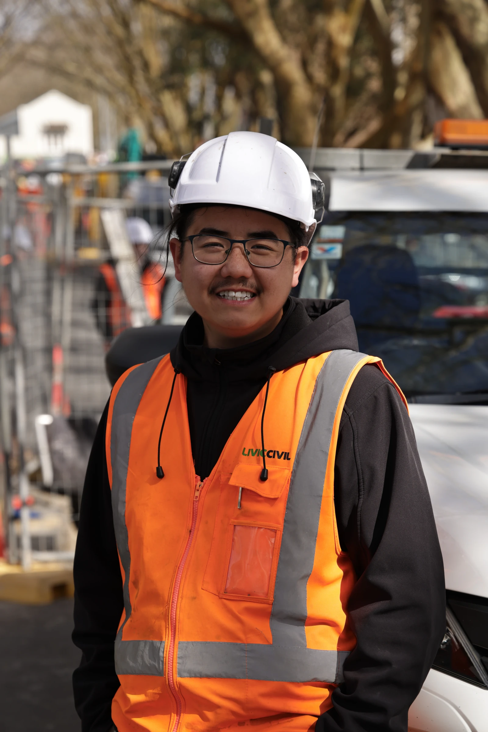 Livic Civil crew member on site.